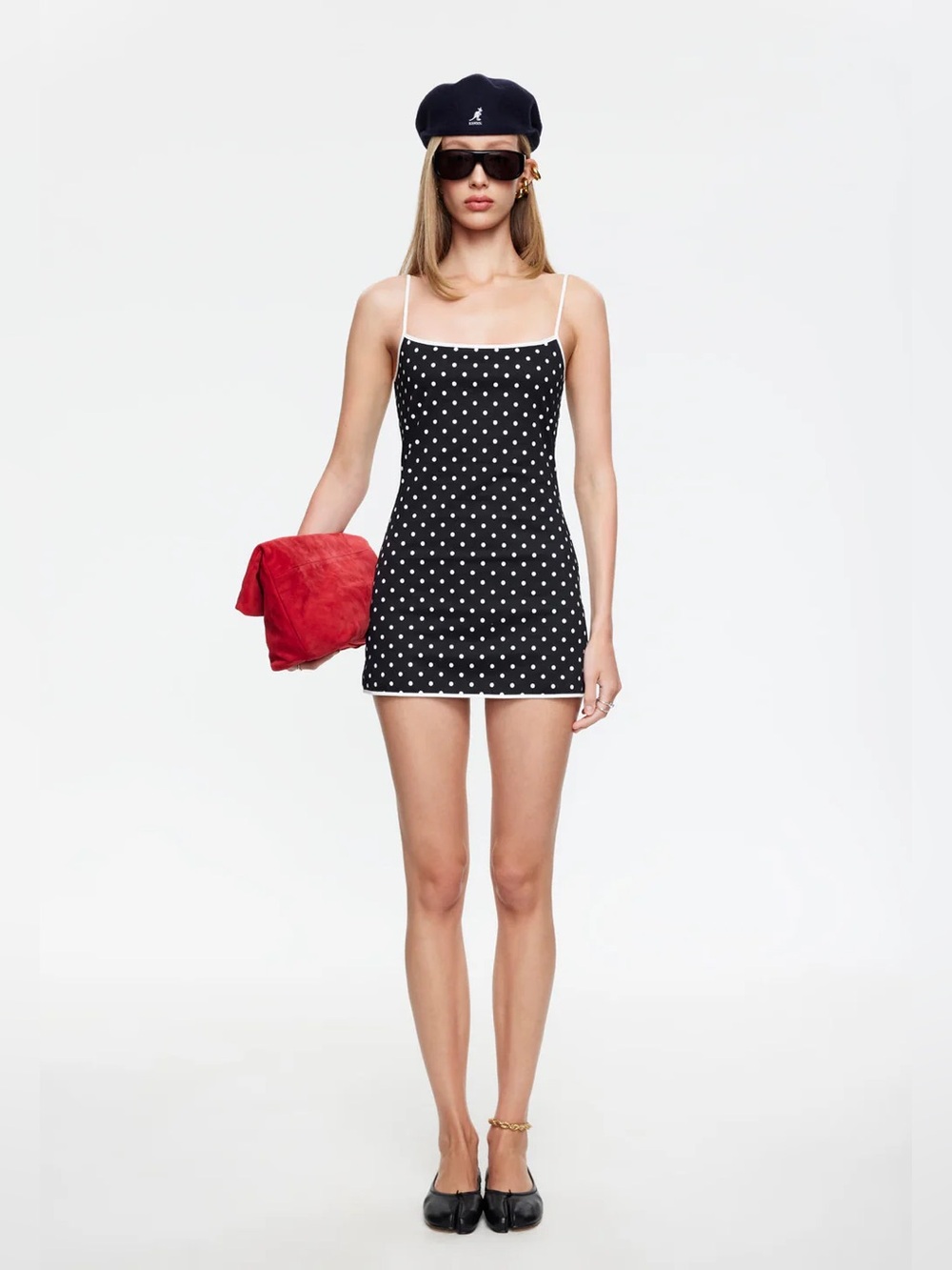 Lioness Voyage Mini Dress | noir polka A4